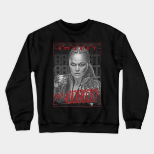 Ronda Rousey The Baddest Poster Crewneck Sweatshirt